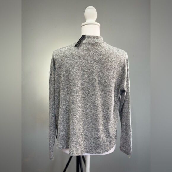 CLEARANCE! Gray Boutique Mock Neck Sweater Size S NWT - Picture 2 of 5